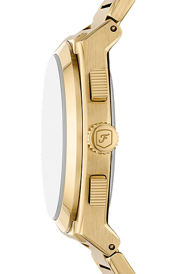 Everett 44mm Chronograph Gold-Tone Stainless Steel Watch - Image 4