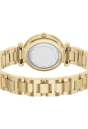 Carlie 35mm Three-Hand Gold-Tone Stainless Steel Watch - Image 6