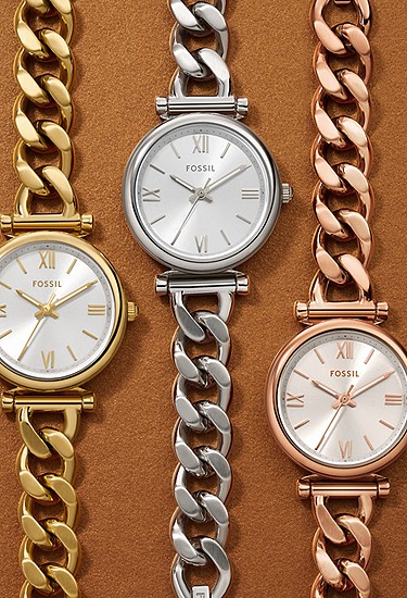 Carlie Mini 28mm Three-Hand Rose Gold-Tone Stainless Steel Watch - Image 5