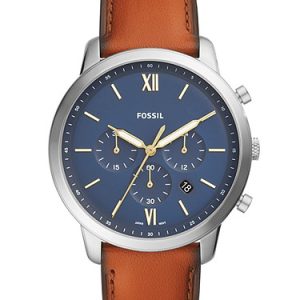 Neutra 44mm Chronograph Brown Leather Watch