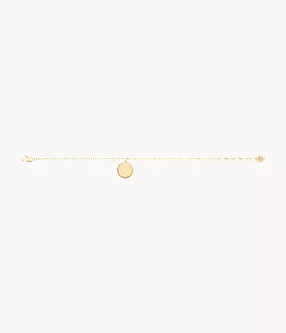Ellis Gold-Tone Stainless Steel Chain Bracelet - Image 5