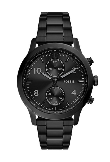 Bennett 45mm Multifunction Black Stainless Steel Watch