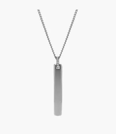 Ellis Vintage Casual Stainless Steel Pendant Necklace