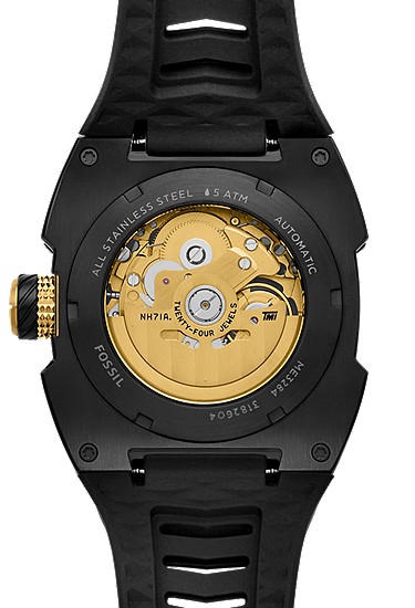 Machine X1 42mm Automatic Black Silicone Watch - Image 5