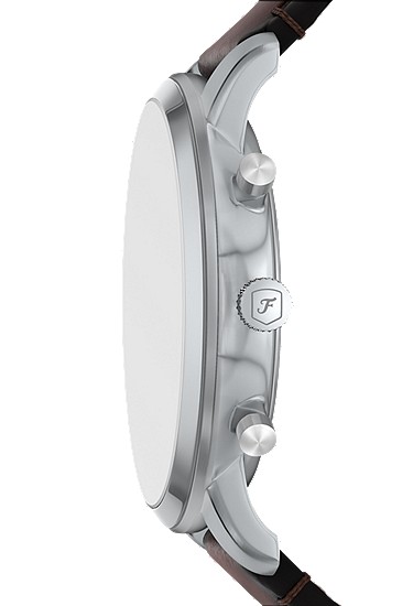 Neutra 44mm Chronograph Brown Leather Watch - Image 4