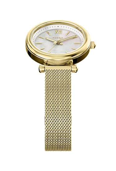 Carlie Mini 28mm Three-Hand Gold-Tone Stainless Steel Watch - Image 5