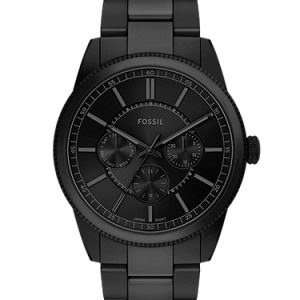 Pearson 42mm Multifunction Black Stainless Steel Watch