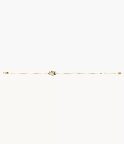 Harlow Rondelles Two-Tone Stainless Steel Station Bracelet - Image 5