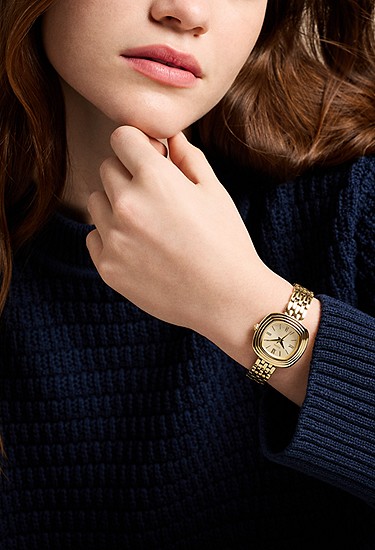 Emerson 30mm Three-Hand Gold-Tone Stainless Steel Watch - Image 2