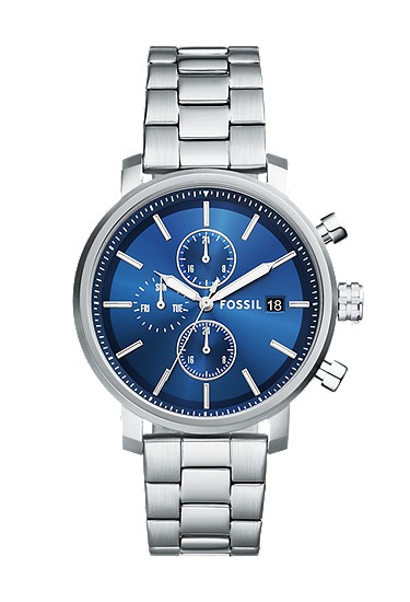 Rhett 43mm Multifunction Stainless Steel Watch