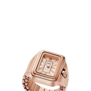 Raquel Watch Ring 14mm Two-Hand Rose Gold-Tone Stainless Steel