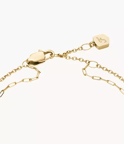 Ellis Shaky Glitz Gold-Tone Stainless Steel Multi-Strand Bracelet - Image 4