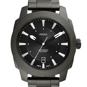 Machine 49mm Three-Hand Date Smoke Stainless Steel Watch