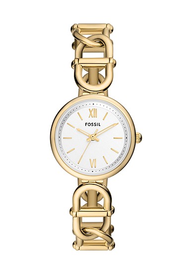 Carlie 30mm Three-Hand Gold-Tone Stainless Steel Watch