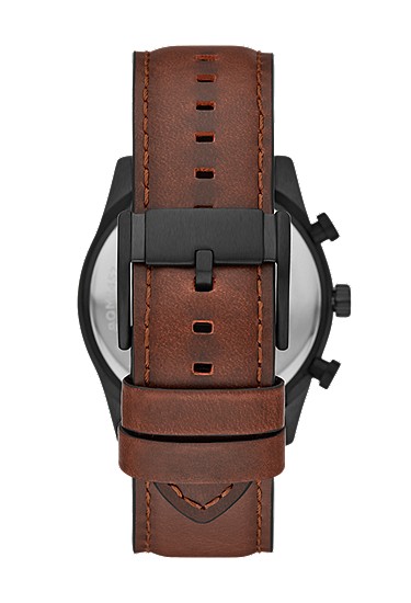 Sullivan 44mm Multifunction Brown Leather Watch - Image 2