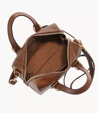 Carlie Leather Mini Satchel - Image 3