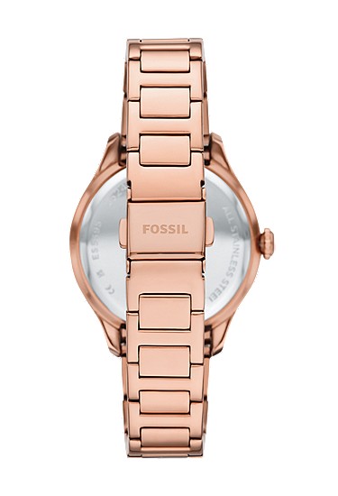 Gilmore 38mm Three-Hand Date Rose Gold-Tone Stainless Steel Watch - Image 3