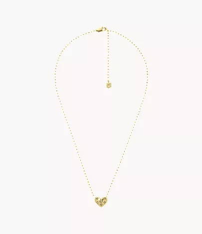 Sadie All My Love Gold-Tone Stainless Steel Heart Pendant Necklace - Image 4
