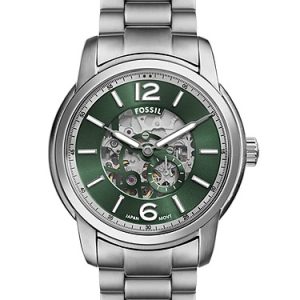 Fossil Heritage 43mm Automatic Stainless Steel Watch