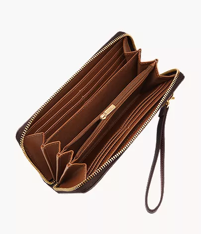 Logan Zip Around Clutch - Image 2