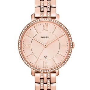 Jacqueline 36mm Three-Hand Rose Gold-Tone Stainless Steel Watch
