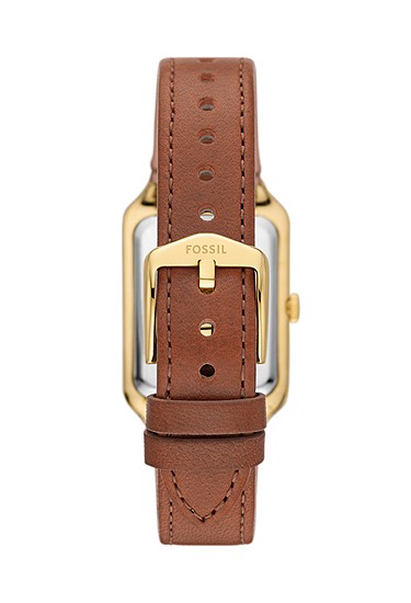 Raquel 26mm Three-Hand Date Medium Brown Leather Watch - Image 3