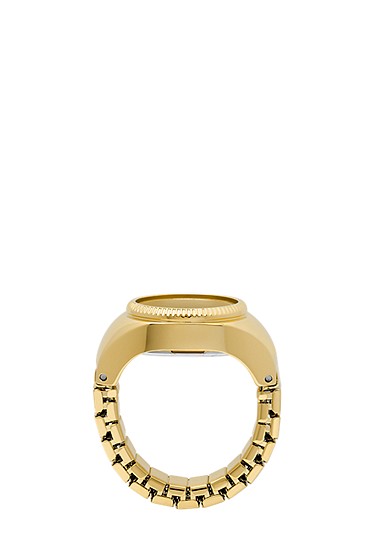 Watch Ring 15mm Two-Hand Gold-Tone Stainless Steel - Image 5