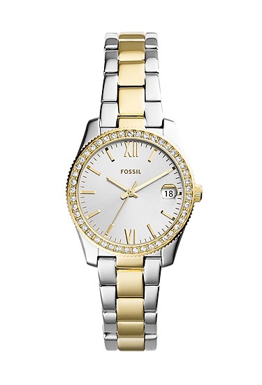 Scarlette 33mm Three-Hand Date Two-Tone Stainless Steel Watch