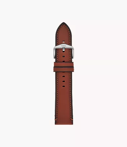 22mm Amber LiteHide? Leather Strap