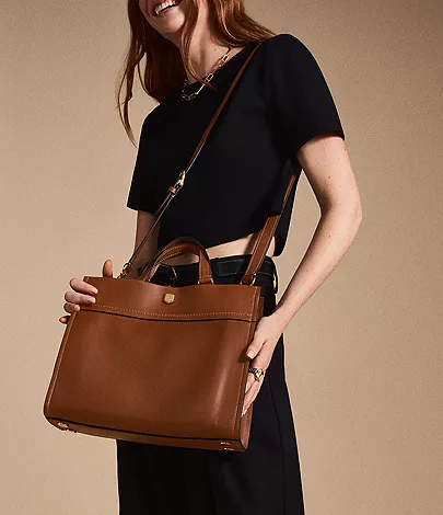 Gemma Leather Small Tote - Image 2