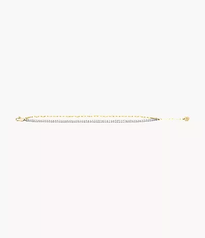 Heritage D-Link Glitz Two-Tone Stainless Steel Tennis Bracelet - Image 5