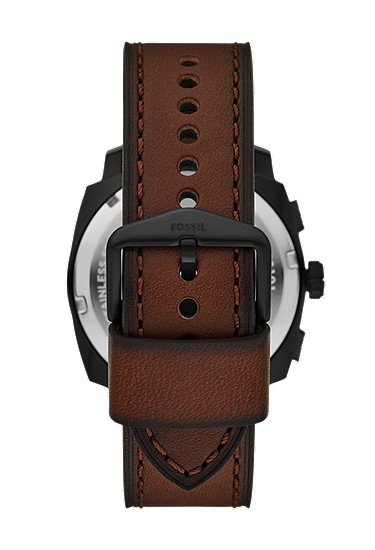 Machine 44mm Chronograph Brown Leather Watch - Image 4
