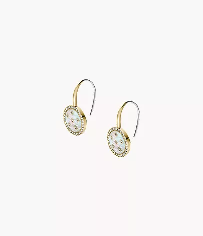 Merrit Northlight Collection Gold-Tone Stainless Steel Drop Earrings - Image 4