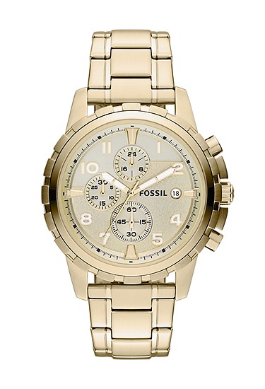Dean 45mm Chronograph Gold-Tone Stainless Steel Watch