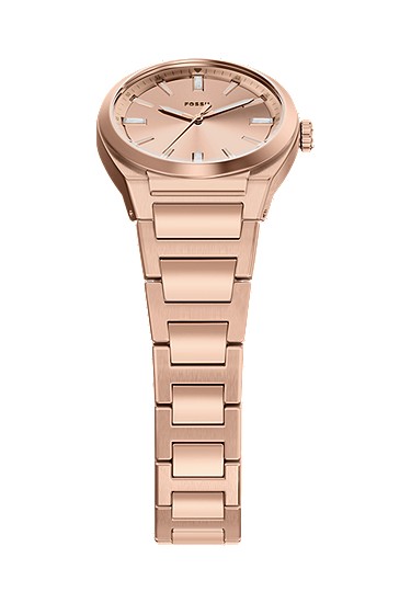 Everett 27mm Three-Hand Rose Gold-Tone Stainless Steel Watch - Image 5