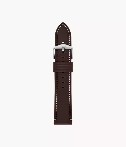 22mm Dark Brown LiteHide? Leather Strap