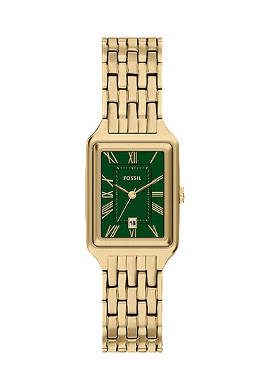 Raquel 23mm Three-Hand Gold-Tone Stainless Steel Watch