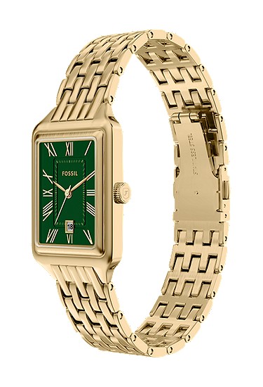 Raquel 23mm Three-Hand Gold-Tone Stainless Steel Watch - Image 7