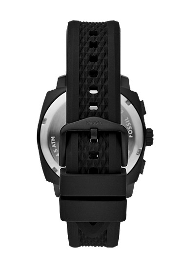 Machine 44mm Chronograph Black Silicone Watch - Image 3