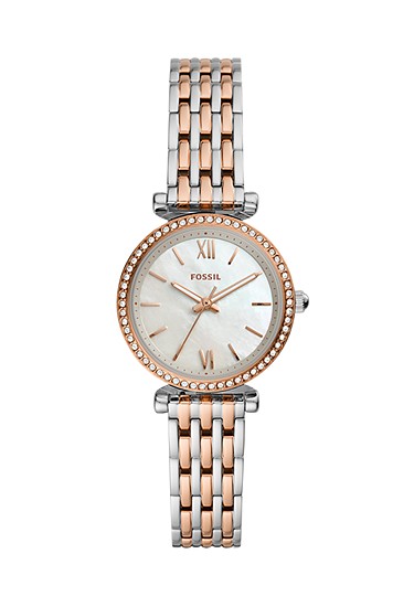 Carlie Mini 28mm Three-Hand Two-Tone Stainless Steel Watch