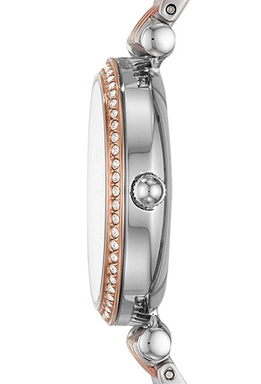 Carlie Mini 28mm Three-Hand Two-Tone Stainless Steel Watch - Image 3