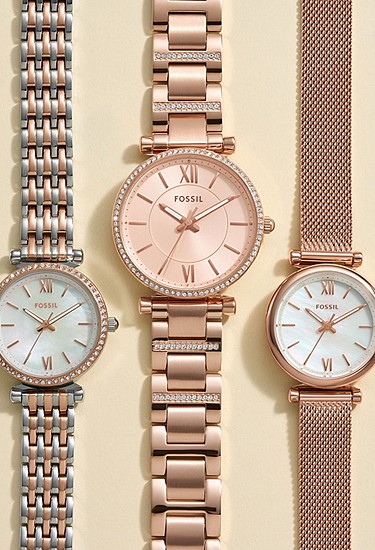 Carlie Mini 28mm Three-Hand Two-Tone Stainless Steel Watch - Image 4
