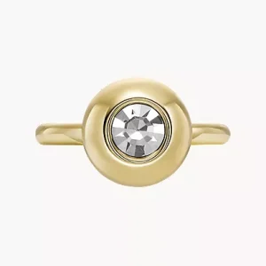 Bright Baubles Gold-Tone Brass Center Focal Ring