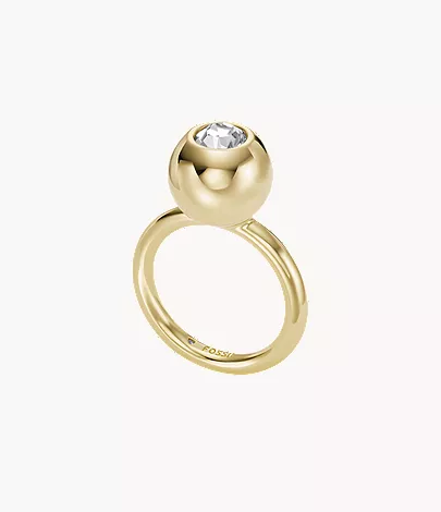 Bright Baubles Gold-Tone Brass Center Focal Ring - Image 4