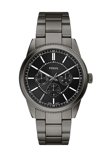 Pearson 42mm Multifunction Gunmetal Stainless Steel Watch