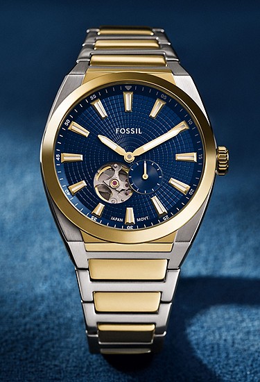 Everett 42mm Automatic Two-Tone Stainless Steel Watch - Image 9
