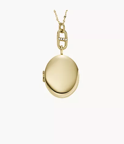 Heritage Gold-Tone Stainless Steel Chain Necklace