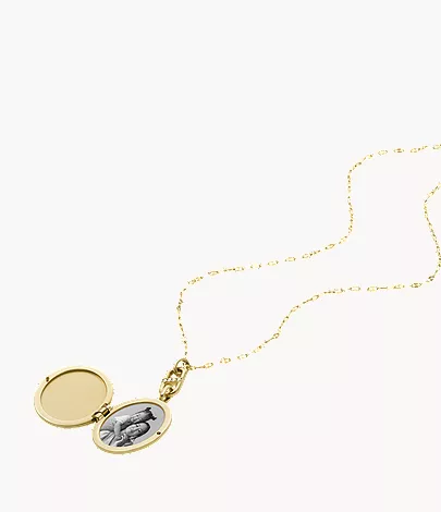 Heritage Gold-Tone Stainless Steel Chain Necklace - Image 3