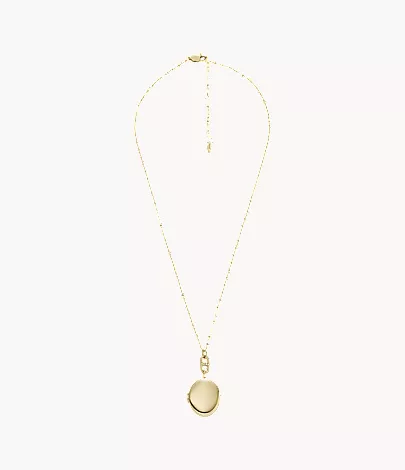 Heritage Gold-Tone Stainless Steel Chain Necklace - Image 4