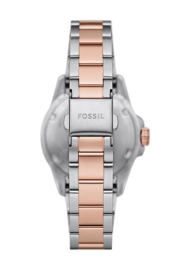 Fossil Blue Dive 36mm Three-Hand Two-Tone Stainless Steel Watch - Image 2
